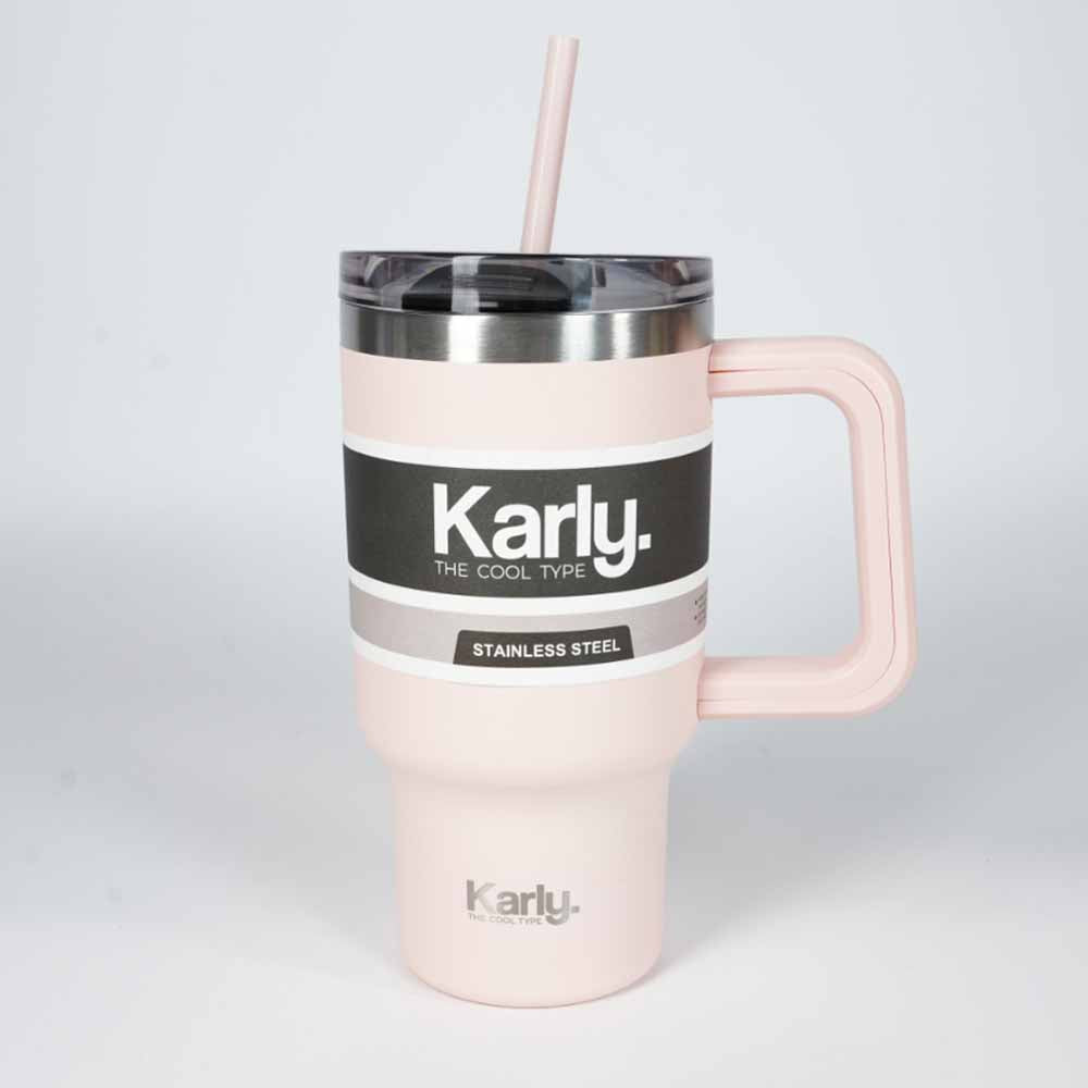 כוס KARLY TUMBLER 940 מ"ל ורוד בהיר