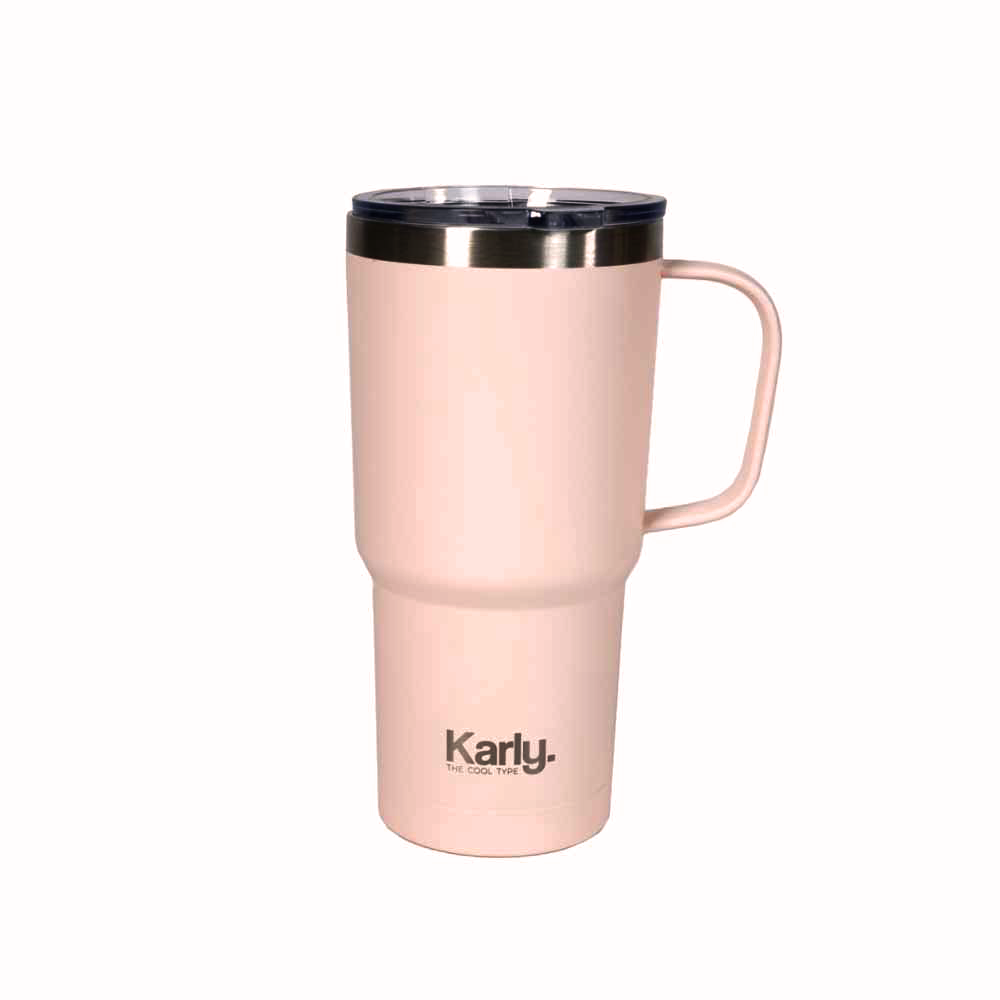 כוס KARLY TUMBLER 600 מ"ל ורוד בהיר