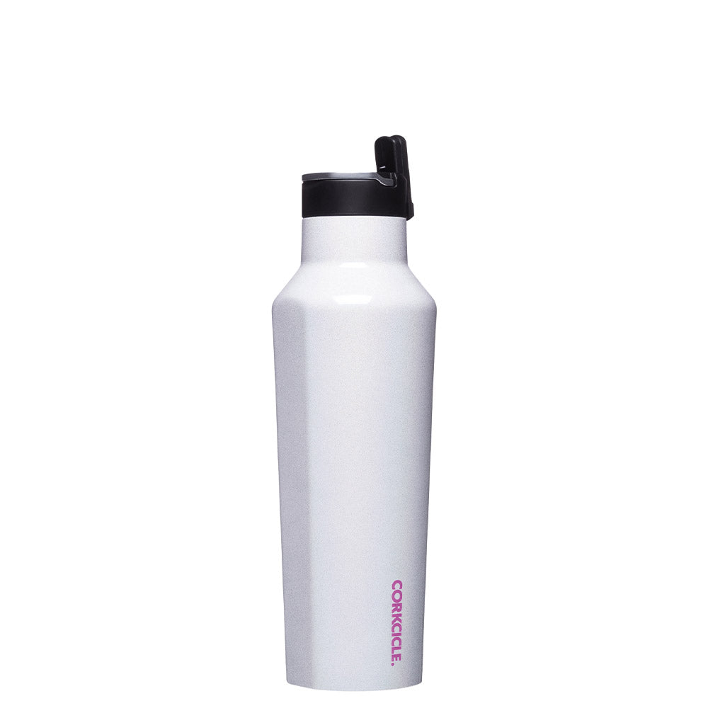 בקבוק 590ML SPORT CANTEEN לבן מנצנץ