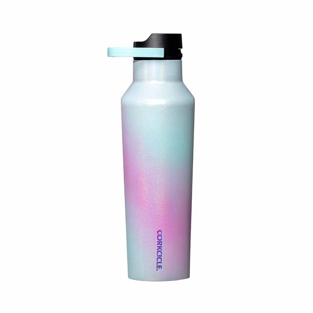 בקבוק 590ML SPORT CANTEEN כחול ורוד מנצנץ