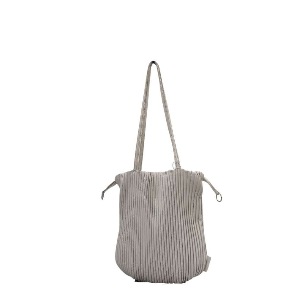 תיק צד TOTE PLEATS לבן 0202