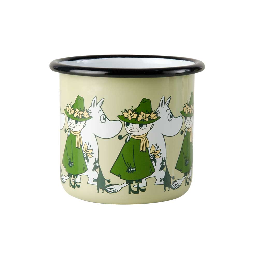 ספל אמייל   Moomin Friends, Green M